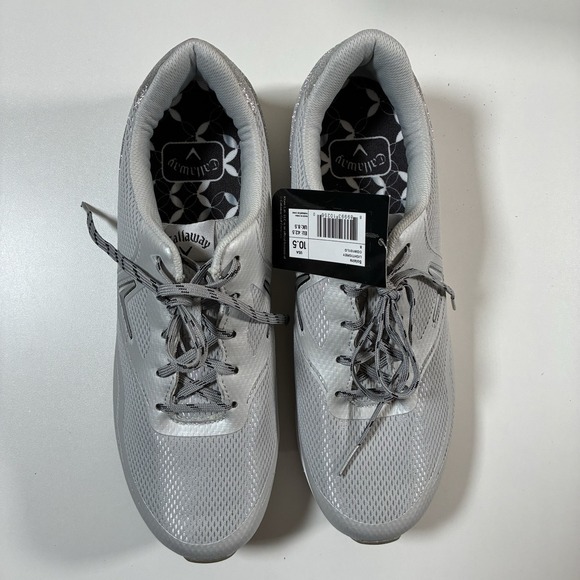 NEW Callaway Women's Solaire Golf Shoes 10.5 Gray Spikeless NWT - Picture 6 of 7